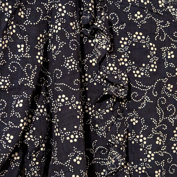 ANA Peplum V Neck Ruffle Top XL - Picture 6 of 14